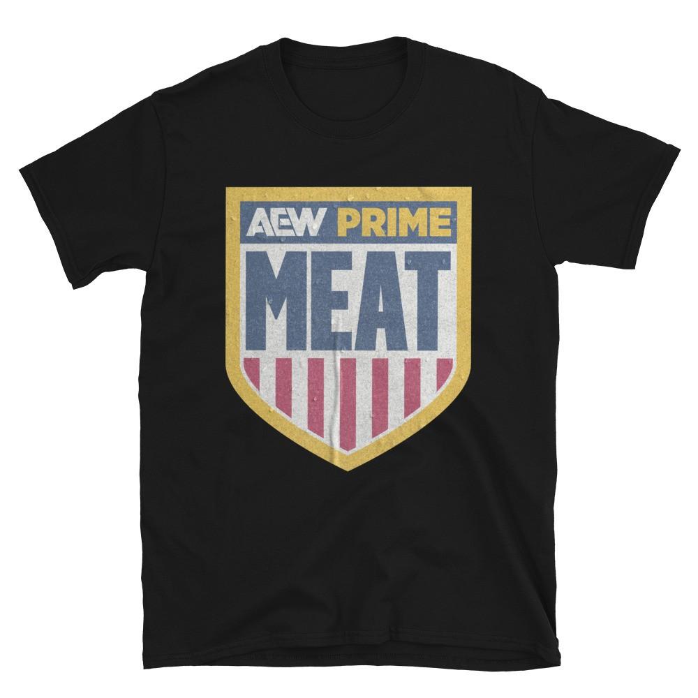 AEW Prime Meat AEW Official TShirt Unisex T-Shirt Graphic Tee S