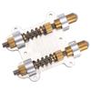 Musiclily Pro Brass Tremolo Stabilizer with 2 Locking Arm Adjusters for Floyd Rose and Other Floating Tremolos, Electric Guitars