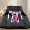 Juventus Football Club Pattern Blanket, Cozy Blanket for All-Season Comfort On Sofas, Beds, Office, Car, Camping and Travel