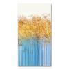 AHPAINTING Pictură pe pânză Artă de perete Nordic Frunze de aur Copaci Poster Cuadros Poza de perete pentru Living Room Decor fără cadru