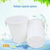 150L Outdoor Plastic Storage Bucket with Lid