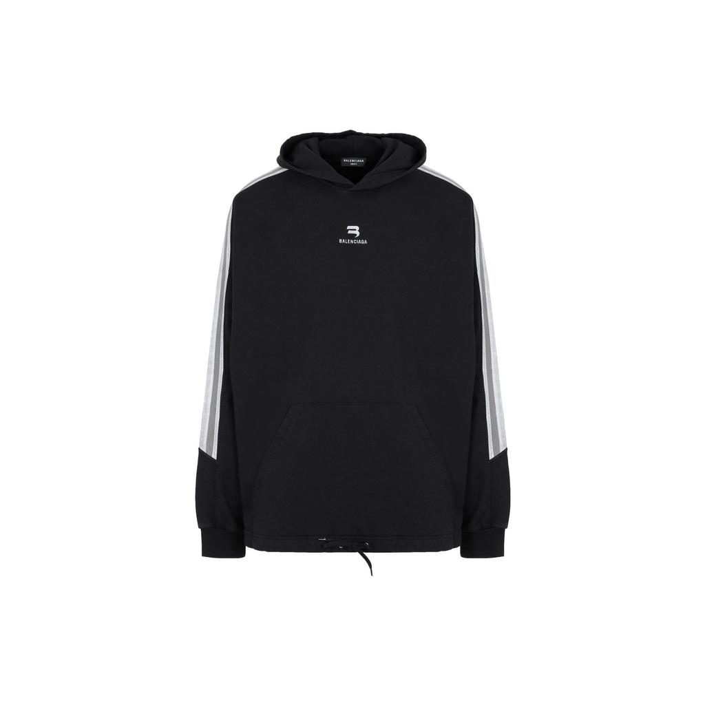 Balenciaga Sporty B Side Stripe Oversized Hoodie 704023TMVG23869
