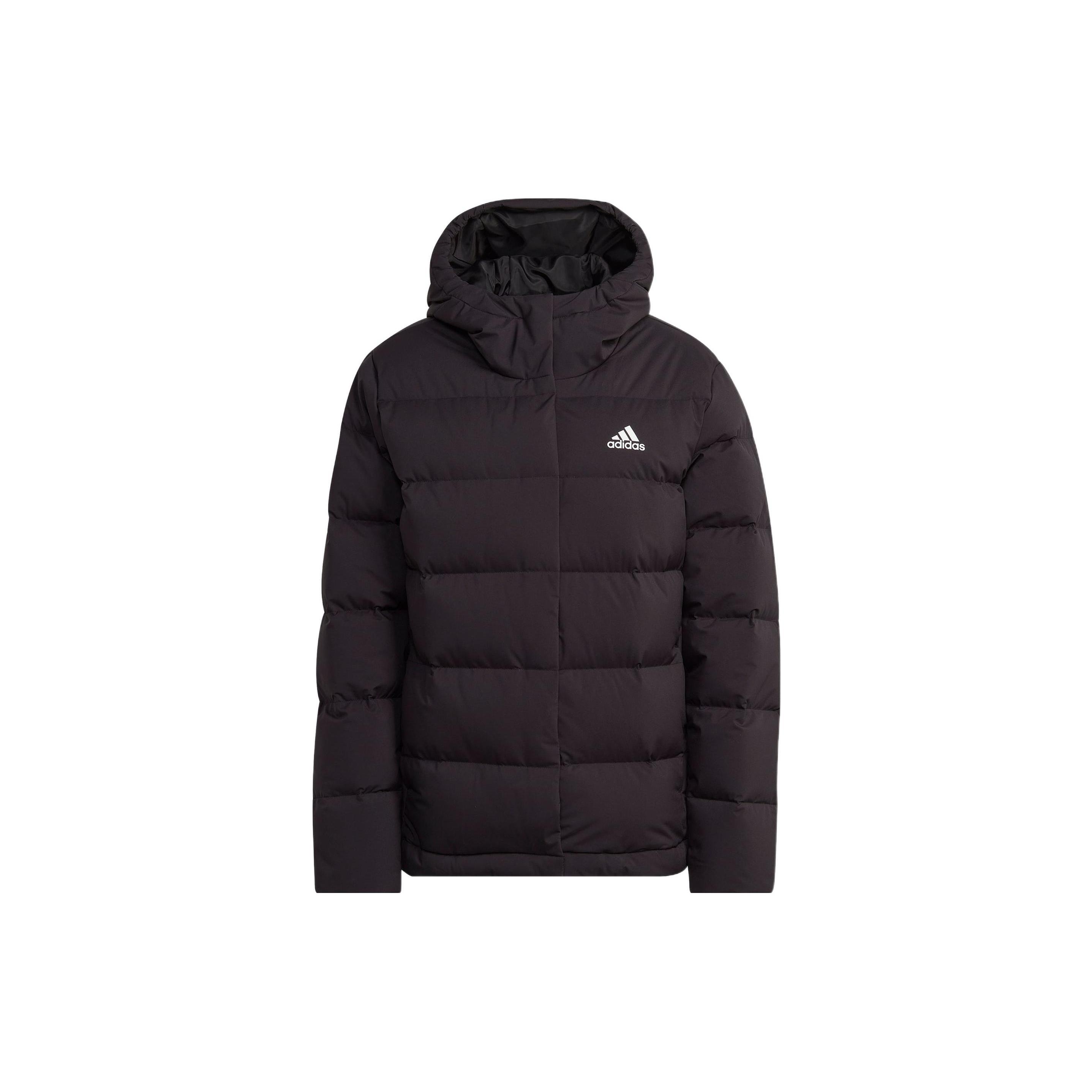 (WMNS) adidas Helionic Hooded Down Jacket Asia Sizing Black Women s HG8747 XS