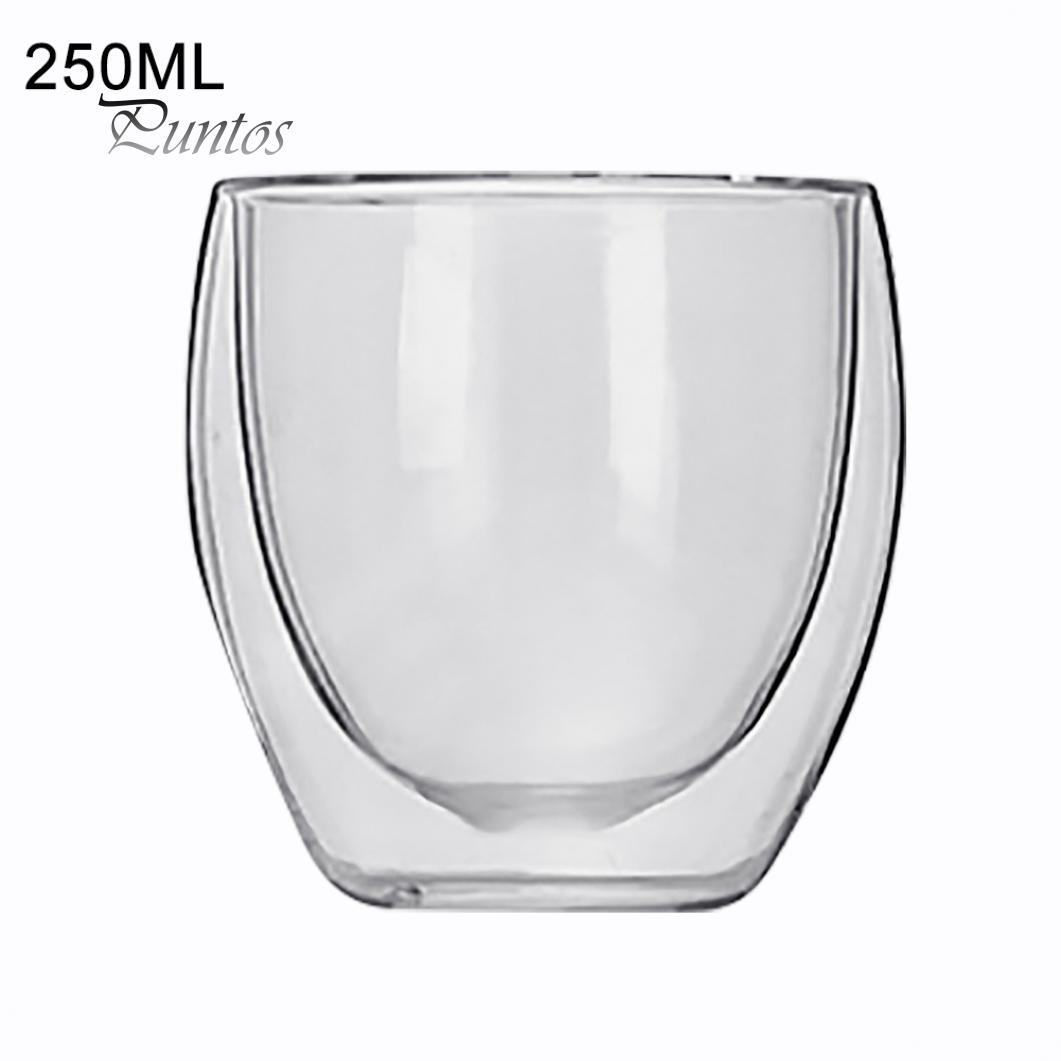 

Кухонный артефакт Стена Теплоизоляция Чай Кофе Молоко Кружка Напиток Стеклянная чашка Посуда для напитков 250 Ml