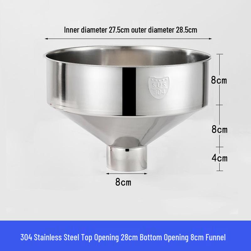 Heavy-Duty Stainless Steel Large Funnel for Industrial Fuel and Oil Press Machines