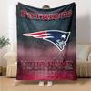Name Individuell New England Patriots Druck Flanelldecke Hohe Qualität Warm Bequem Decke für Alle Jahreszeiten Perfekt für Geschenke Heimdekoration