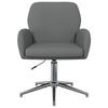 Swivel Chair 54 X 58 X 90 Cm Dark Gray Fabric