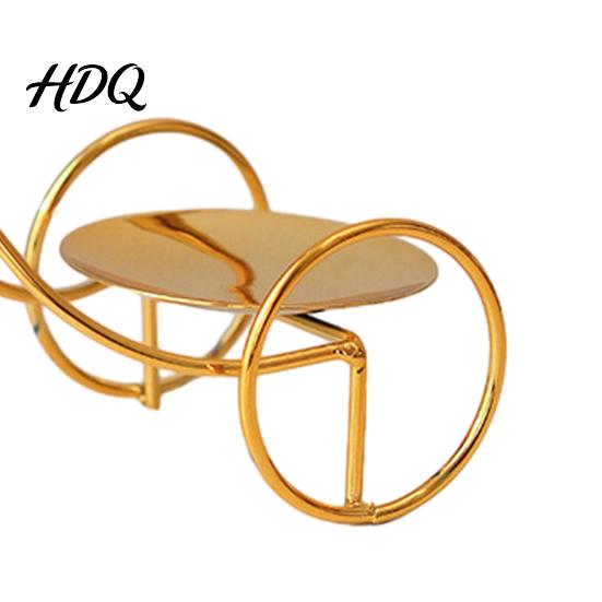 Aromatherapy Stick Holder Creative Bicycle Candle Holder Iron Art Compact Candlestick Scented