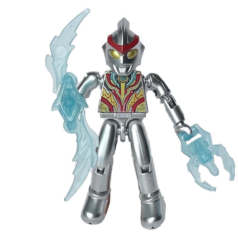 Multi-Joint beweglichen Krieger Hero Baustein Puppe Modell Puzzle Baustein Spielzeug