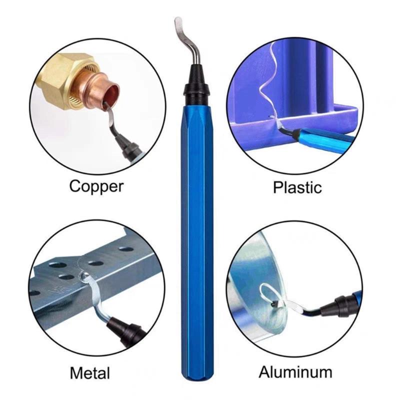 Deburring Tool Set RB1000 with Swivels Slicer 360 Degree Rotary Head for Metal Resin Aluminum Plastic 3D Printing Pipe