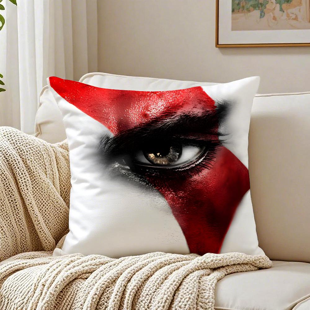 Game Mythological GGod of WWar Cushion Cover Pillowcase Antidustmite Living Room Sofa Decor Cushion Room