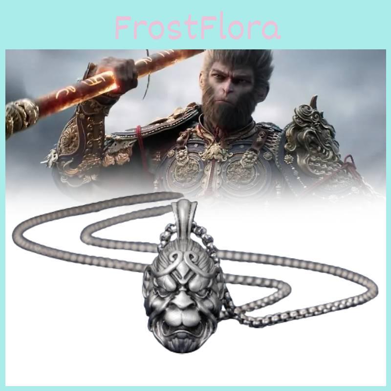 Wu Black Myth Kong Monkey King Hallows Pendant Necklace Gift Accessory Jewelry