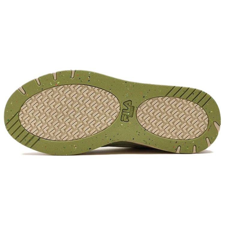 Fila Slam Comfortable Durable Lightweight Low-Top Skate Shoes Women Sneaker White Green F12W341208FWB