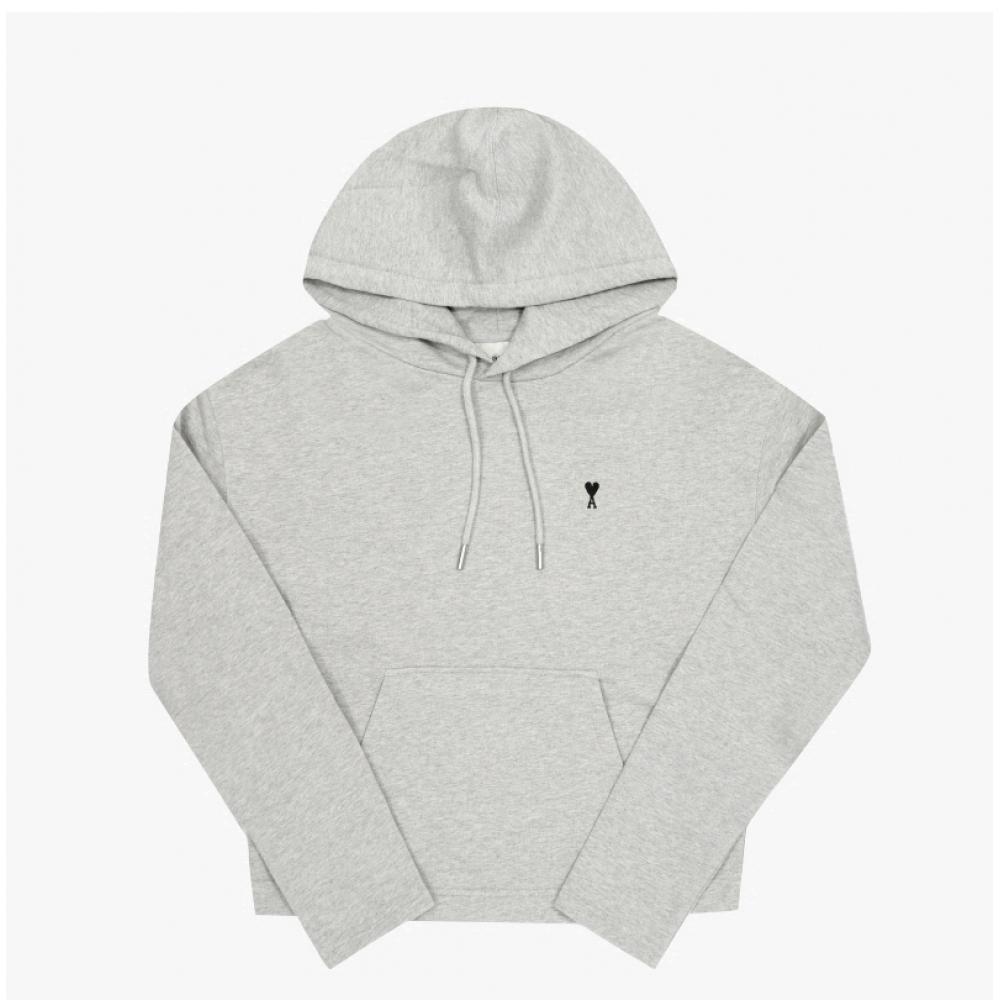 Ami Crop Women S Hoodie Small Heart Logo fSw767 730 0951