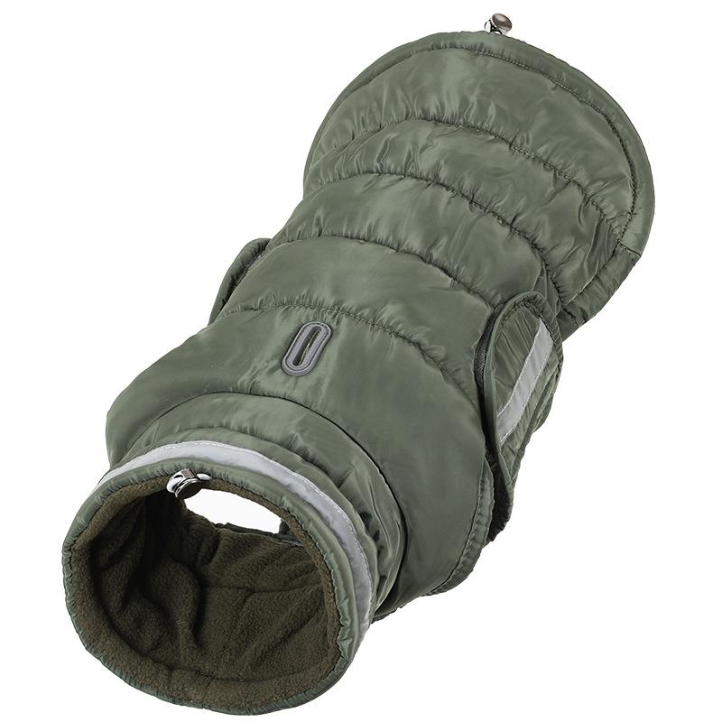 Psí oblečení Zimní oblečení Zimní zateplené Zimní Zlatá srst Hedvábně teplé Velcí a malí psi a kočky Zahraniční oblečení pro mazlíčky