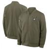 NFL Inspired Jacket Men - Casual Sport Zip Up Top Fall Season Loose Fit Long Sleeve