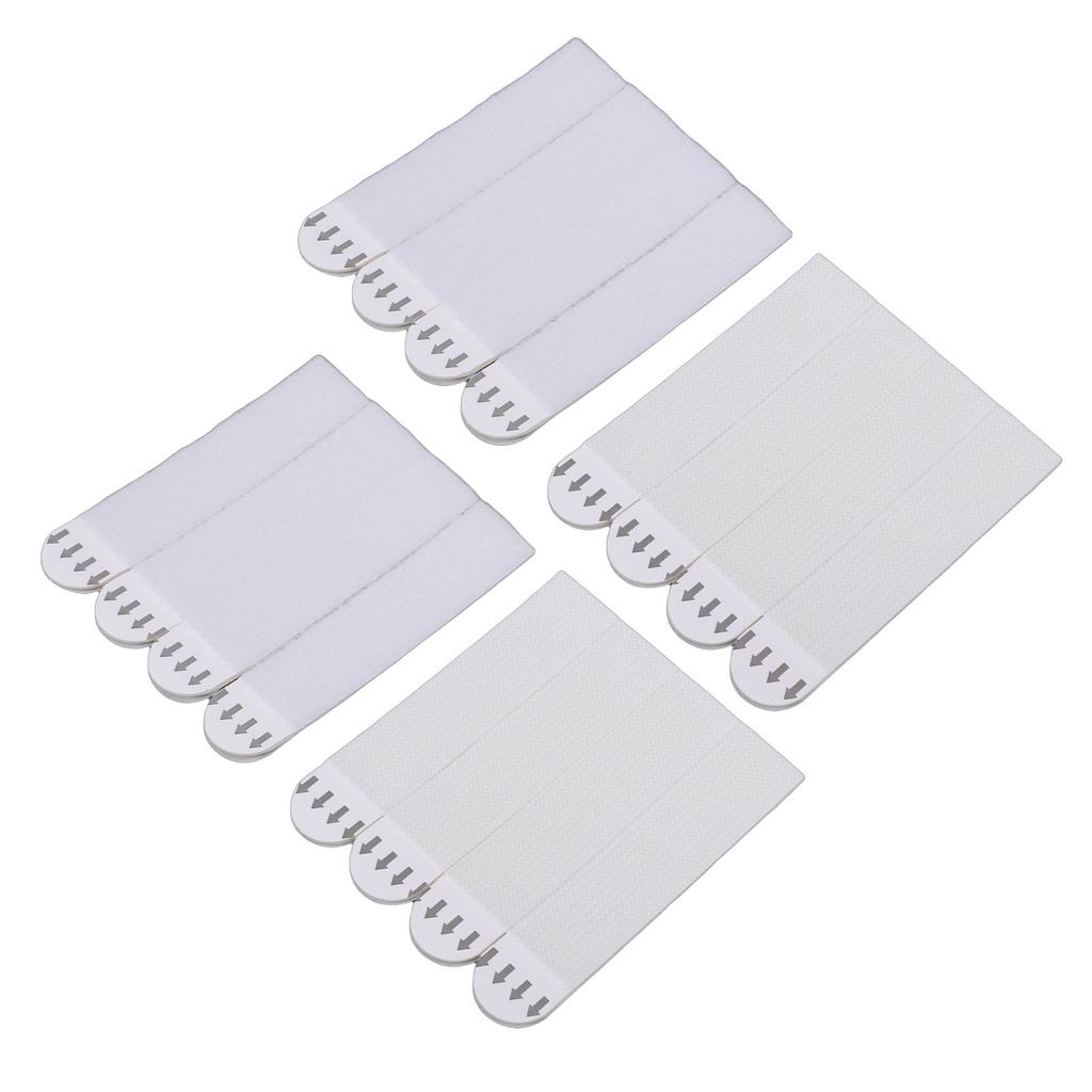10 Sets Picture Frame Hanging Strips Touch Fastener Mounting Strip Adhesive Tape for Installing Photos Decorations