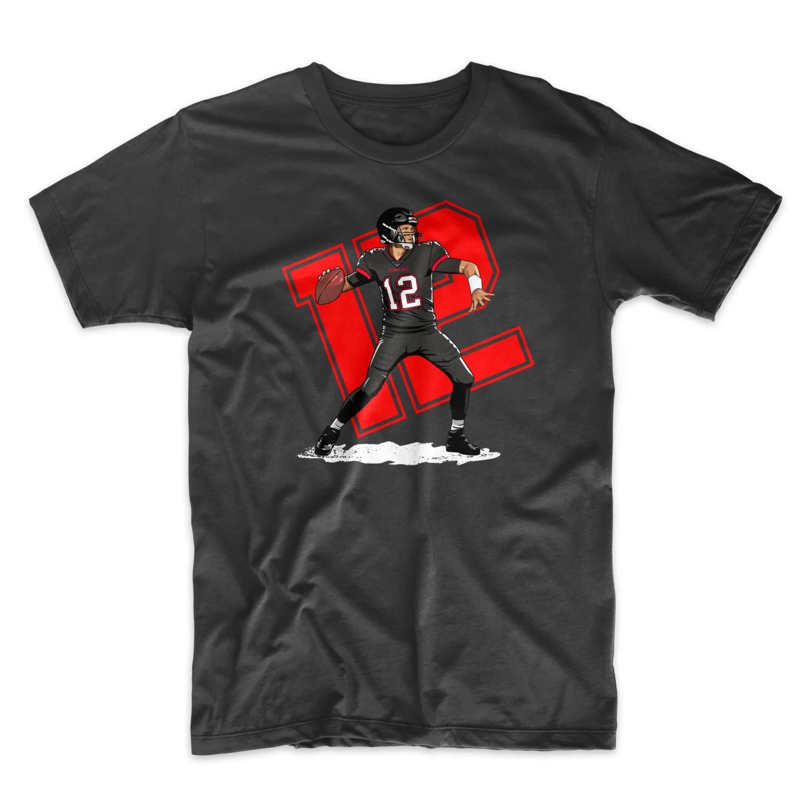 New England | Tampa Bay Football Quarterback Men s T-Shirt 2 XL