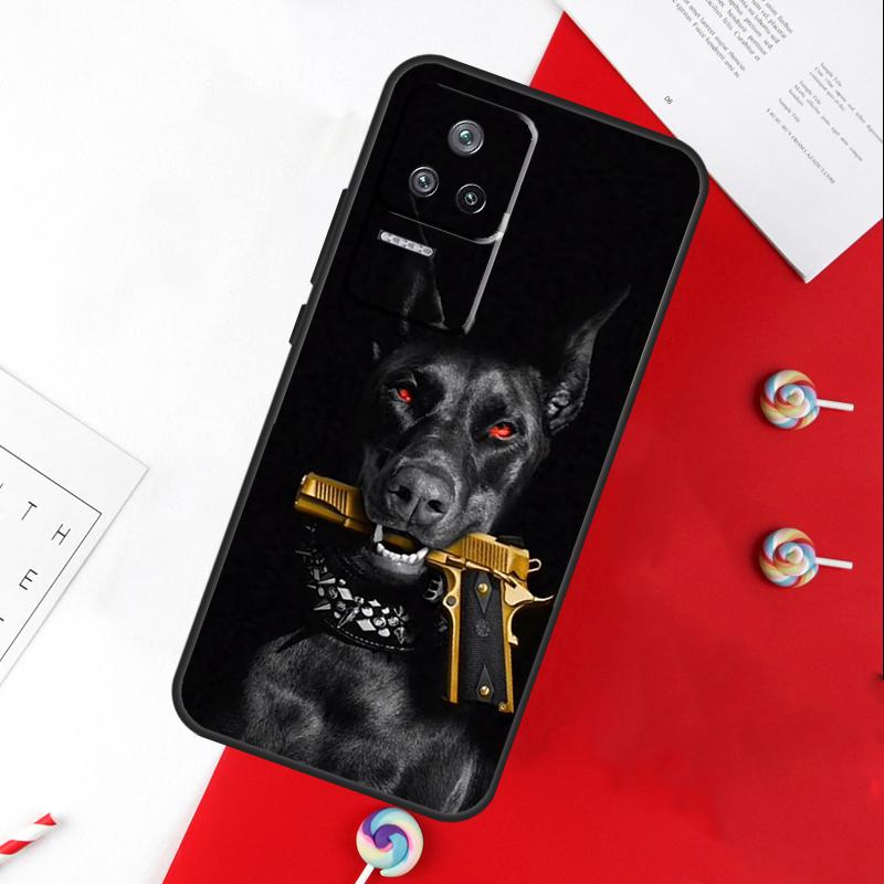 Animal Doberman Dog Cover For Xiaomi 15 Ultra 13 14 11T 12T 13T 14T Pro POCO X7 Pro X3 X5 X6 M6 F5 F6 Pro Case