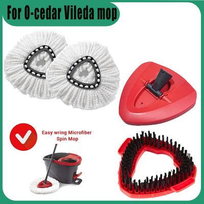 Spin Mop Pads für Vileda O-Cedar EasyWring 1-Tank System Ersetzen Köpfe Mop Nachfüllungen Mikrofaser Mop Kopf Haushalt Reinigung Werkzeuge