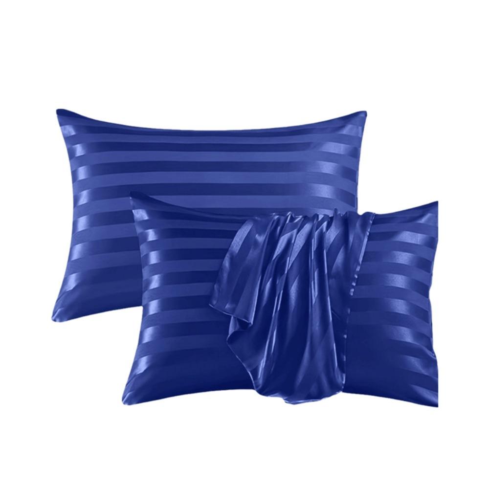 Glossy Jacquard Pillow Cover Envelope Closure Hotel Pillowcase  Bedroom