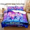New Anime Bedding Set Single Twin Full Queen King Size Kids Duvet Cover Bed Sheet Set Soft Comfortable