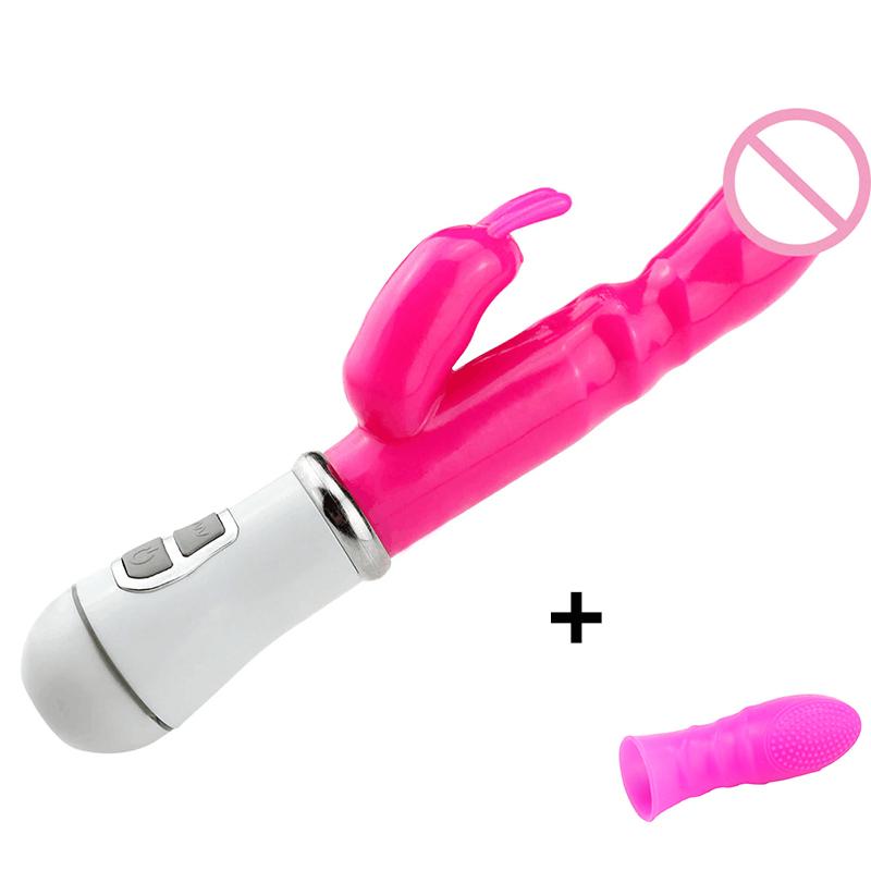 Wand Waterproof Dildo Vibrator Sex Toy Double Rod Masturbation Rabbit Vibrator Utensils Adult Sex Product Vibrator for