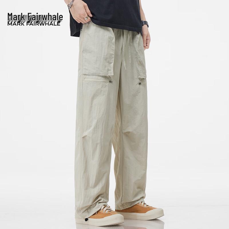 Mark Fairwhale 2025 Men's Summer Lightweight Casual Cargo Pants