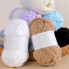 50g Dickes Samtgarn Handgemachtes DIY Strickgarn Wolllinie Baby Schal Mütze Weiches Chenillegarn Stricken Wolle Häkeln Stricken