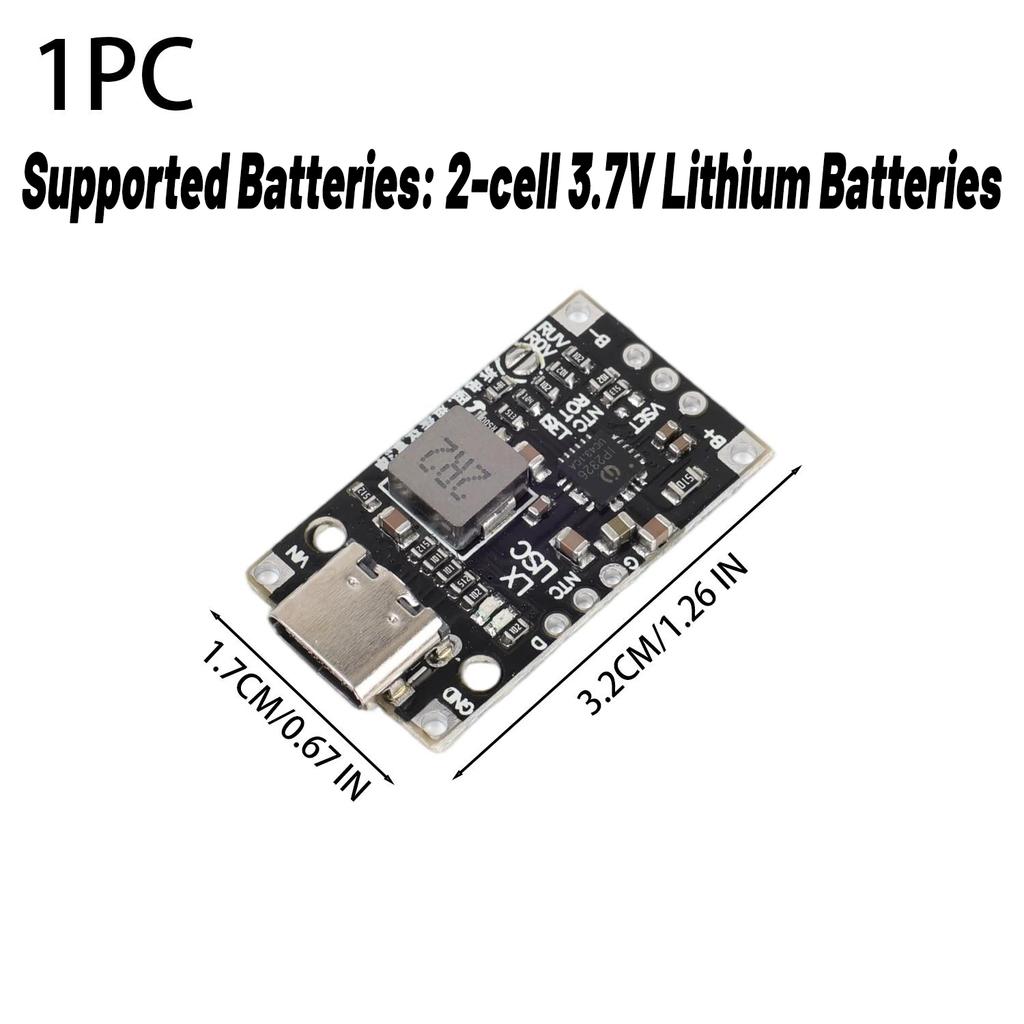 1/5x Type-C Lithium Battery Buck Boost Fast Charging Module Universal LiPo Battery Charging Board DIY RC Car Drone Power Module