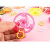 Kids & Adults Stress Relief Toy Pull String Flashing Flying Wheel Glowing Spinning Top (Bag, 10pcs*s) Random Color 1