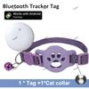 2026 Mini GPS Tracker Waterproof Tracking Tag with Collar Anti-Lost Dog Cat Global Locator for Android Google Find Hub App