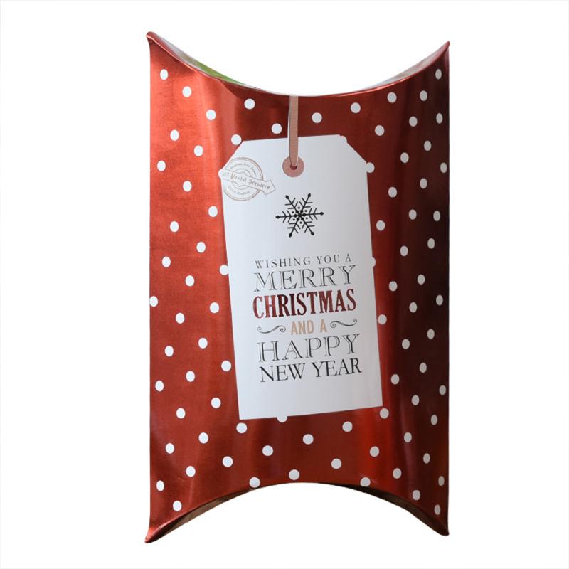 4pcs/bag Laser Christmas Candy  Packaging Paper Box Christmas Eve Gift Bag Diy Gift