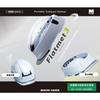 [Midori Anzen] Flatmet 3 Foldable Portable Helmet, ABS Plastic, SCT29B, with KP, Boxed, White/Smoke