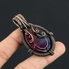 Rainbow Solar Quartz 999 Copper Wire Wrapped Pendant, Handmade Gemstone Pendant Jewelry, Gifts For Wife Brand New Pendant