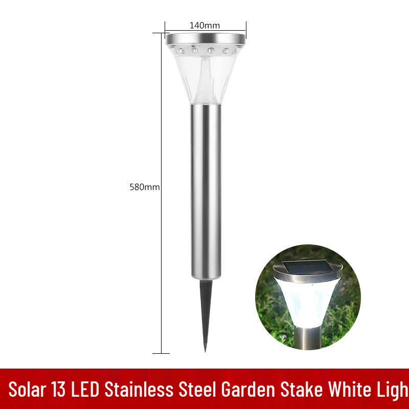 Solar LED Waterproof Lawn and Garden Lamp for Outdoor Use