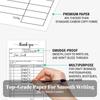 Carbonless Receipt Pad White and Yellow Order Form Chipboard Backing 2Part Book