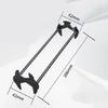 Small 200mm Sink Installer Tool with Multiple Angles Head Strong 2pc Plumbing Tool Fit Most Standard Pipe Connection