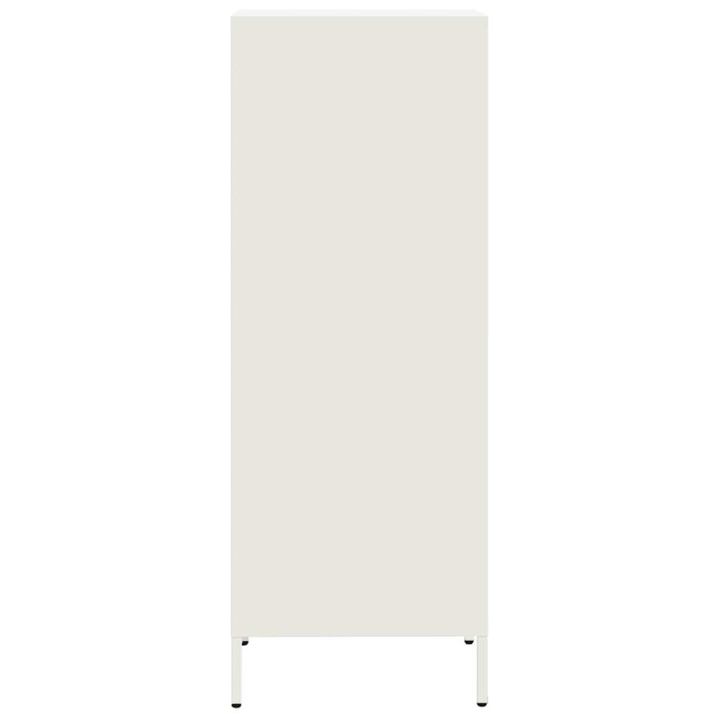 Highboard White 35x39x103.5 Cm Steel