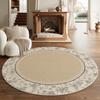 Round Carpet Bedroom Bedside French Medieval Style Cloakroom Dressing Table Chair Floor Mat Home Decoration Living Room Rugs