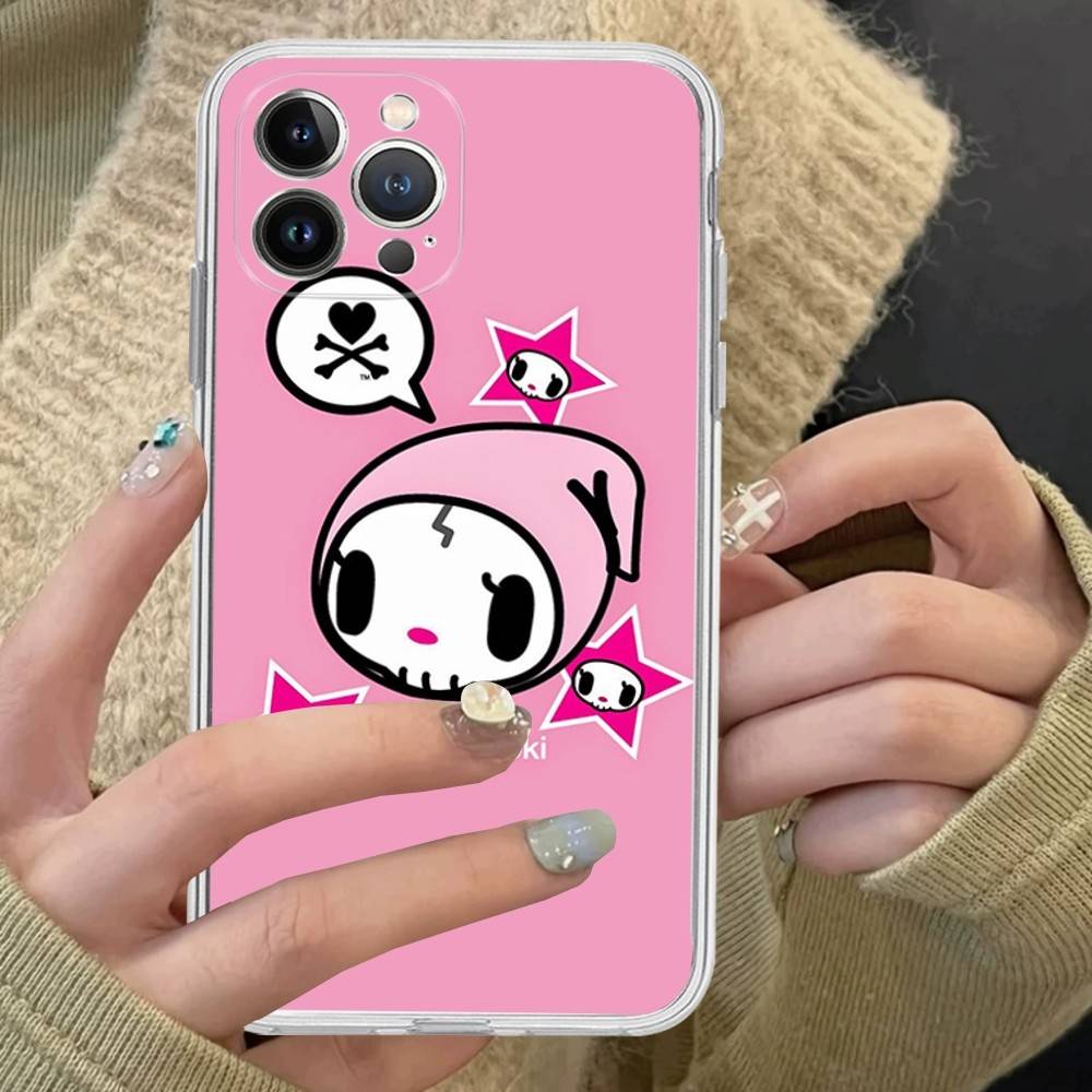 Fashion Brand T-Tokidoki Phone Case For IPhone 17 16 15 14 13 11 12 Pro Max 16 Plus Transparent