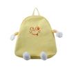 Adorable Korean Style Cartoon Backpack For Kids Lightweight Canvas Bag With Embroidery