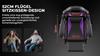Gaming Chair Ergonomic Gaming Chair with Lumbar Cushion and Headrest, Gamer Chair Height Adjustable, PC Chair for Adults Girls Boys, Black-Violet