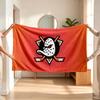 Anaheim Ducks (5) Flanel battaniye yatak odası ve oturma odası için yumuşak bir vurgu ve rahat bir ev hediyesi