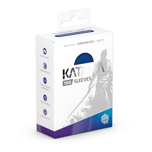 Ultimate Guard Katana Sleeve Standard Size 100 Card Sleeves Bluebird