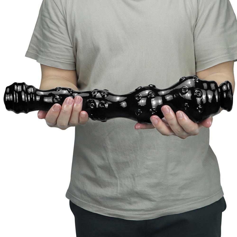 40cm Big Black Dildos Strap On Realistic Animal Dildo Anal Plug Adult Sex Toys Fisting Fetish Slave BDSM