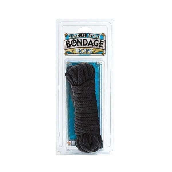 Corde De Bondage - DOC JOHNSON - Japanesse - 10 Mètres - Couleur Noir - Pour Adultes