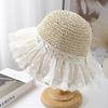 Stylish Crochet Mesh Wide Brims Sun Hat For Women Lightweight Summer Beach Accessory Sun Shielding for Holiday Vacation