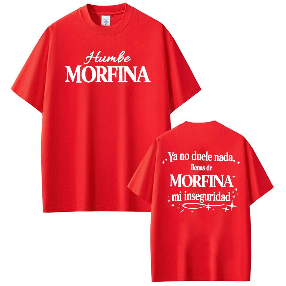 

Singer Humbe Morfina Y Harry Stamper Print T Shirts Men Women Harajuku Vintage Tshirts 100 Cotton Oversized T Shirt Streetwear XL