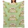 Cute Terriermon >w< Throw Blanket Warm for Winter Luxury St Luxury Thicken Decorative Beds Blankets